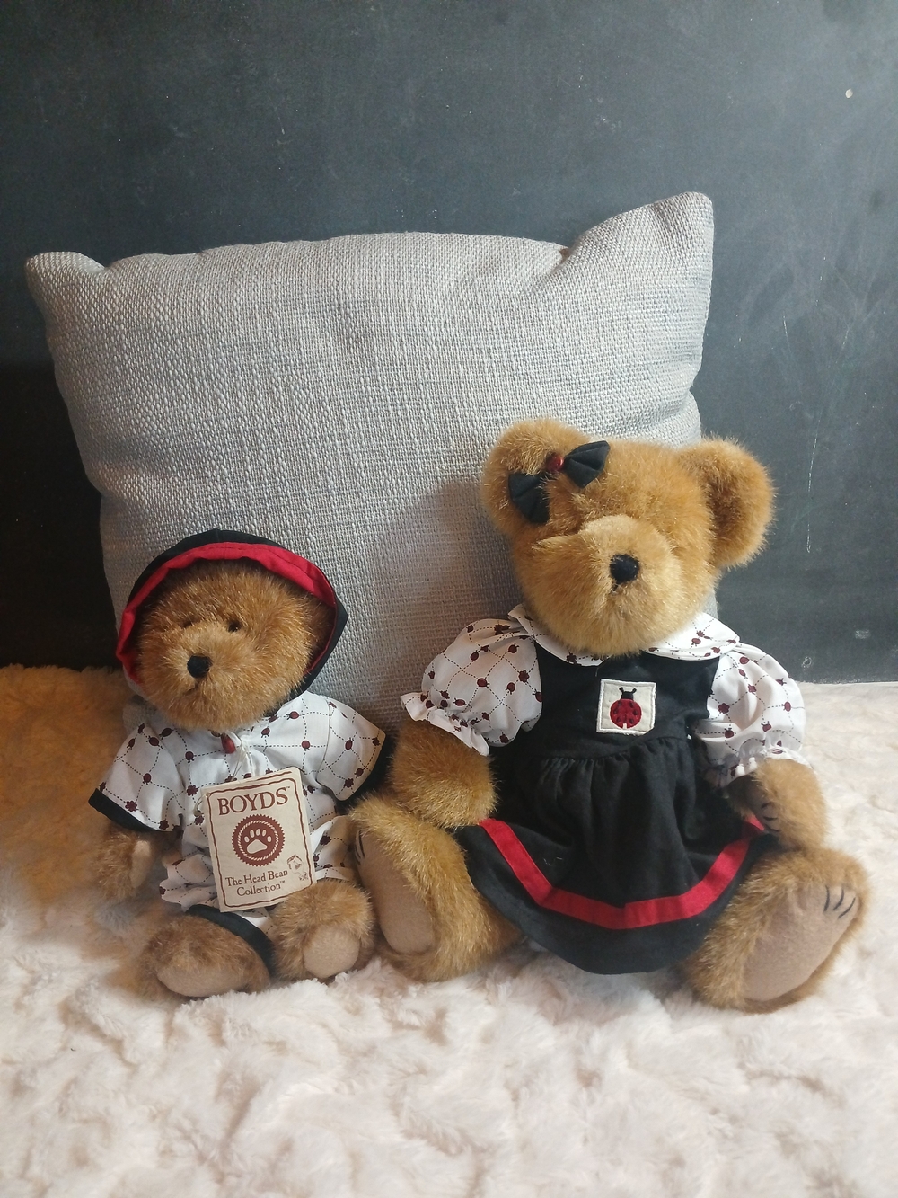 Boyds Bears Ladybug Plush Set